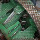 Repair by welding the conveyor part